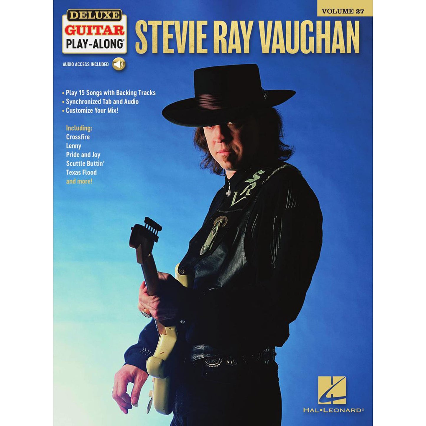 Stevie Ray Vaughan - Deluxe Guitar Play-Along Volume 27  Guitar Tablature Songbook with Online Audio  15 Blues and Rock Songs with Customizable ... Leonard Music Book (Guitar Play-along, 27)