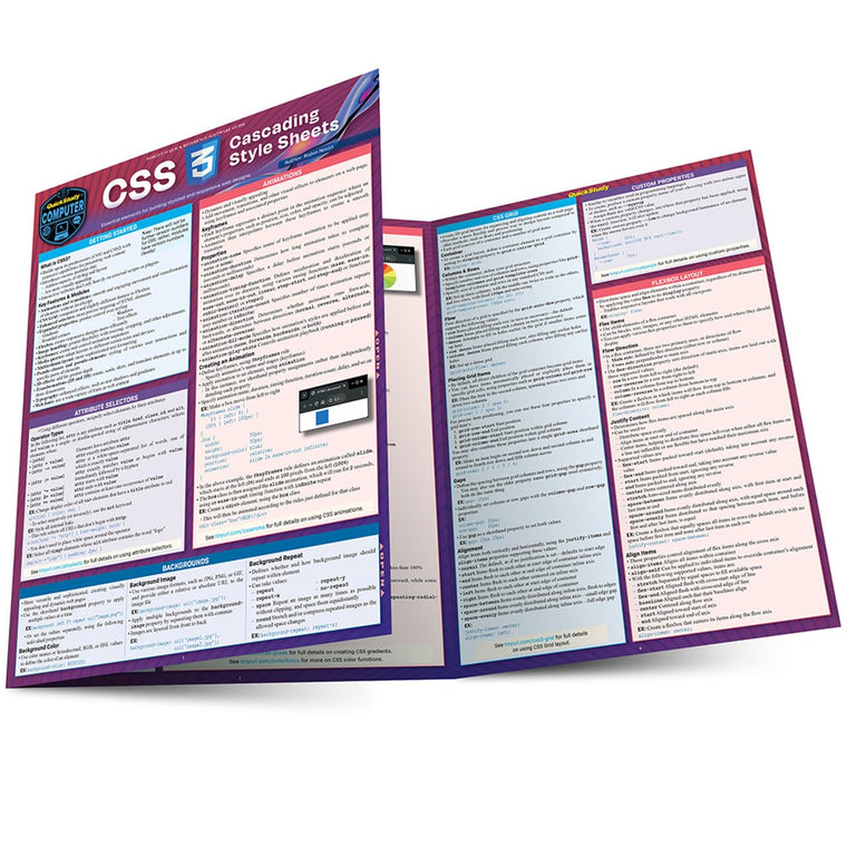 CSS - Cascading Style Sheets: A QuickStudy Laminated Reference Guide
