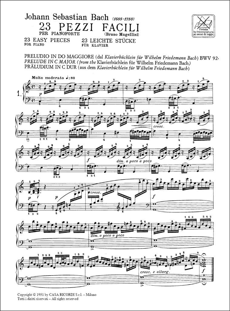 23 Easy Pieces: Piano Solo
