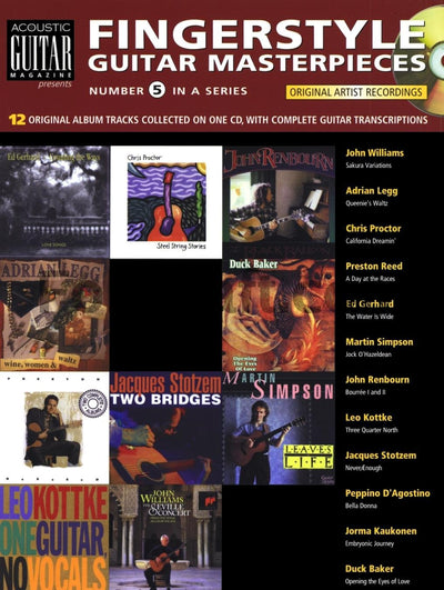 Fingerstyle Guitar Masterpieces (Book & CD)