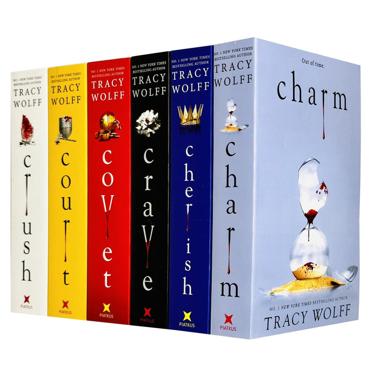 Crave Series Collection 6 Books Set By Tracy Wolff (Crave, Crush, Covet, Court, Charm & Cherish)