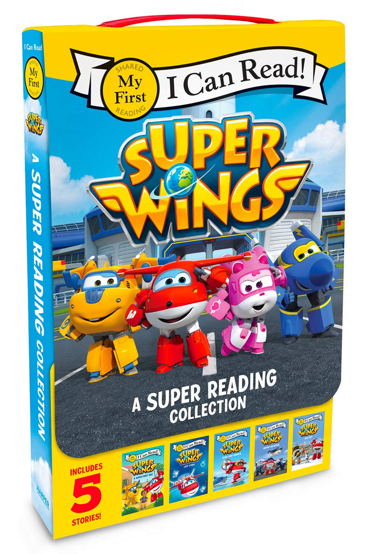 Super Wings: A Super Reading Collection: Cold Feet, A Super First Day, Lost Stars, Shark Surf Surprise, Airport Adventure (My First I Can Read)