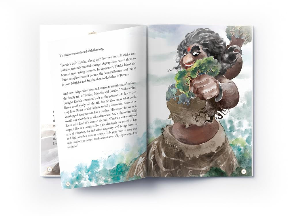 Illustrated Ramayana For Children : Immortal Epic of India (Deluxe Edition) (Classic Tales From India)