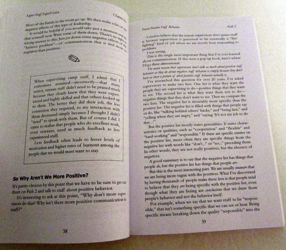 Super Staff SuperVision: A How-To Handbook of Powerful Techniques to Lead Camp Staff to Be Their Best