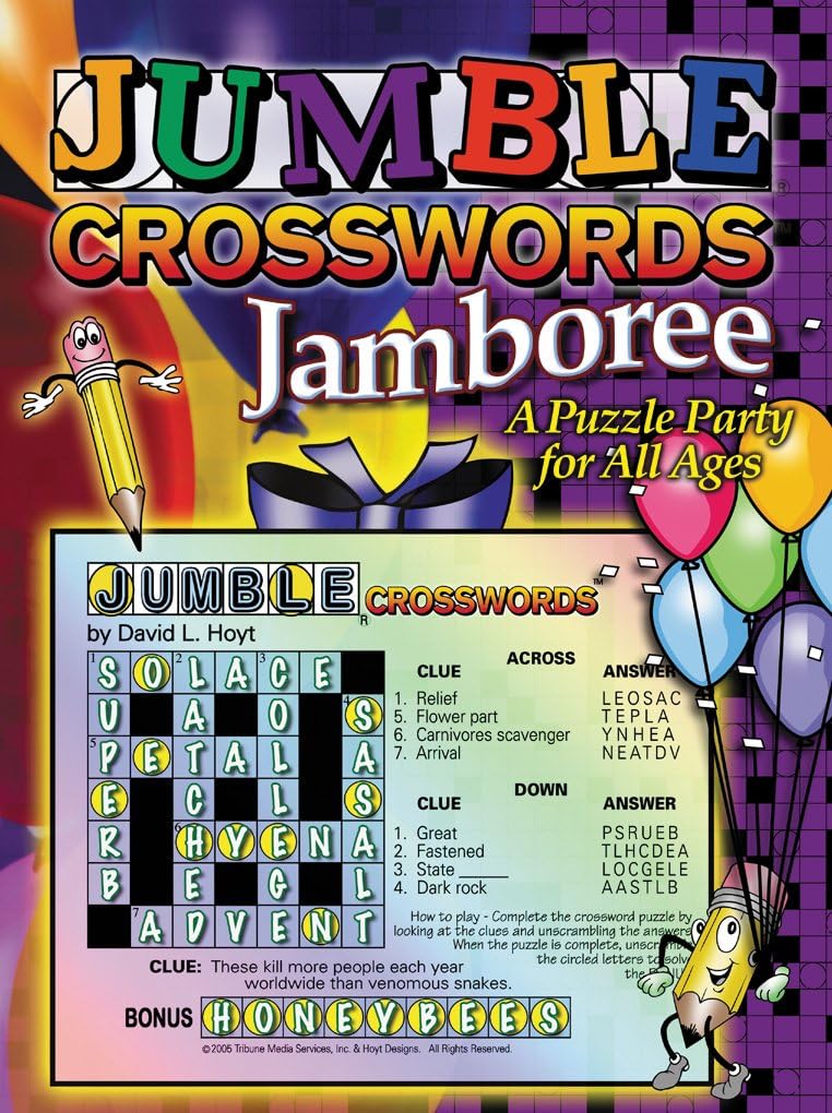 Jumble Crosswords Jamboree: A Puzzle Party for All Ages (Jumbles)