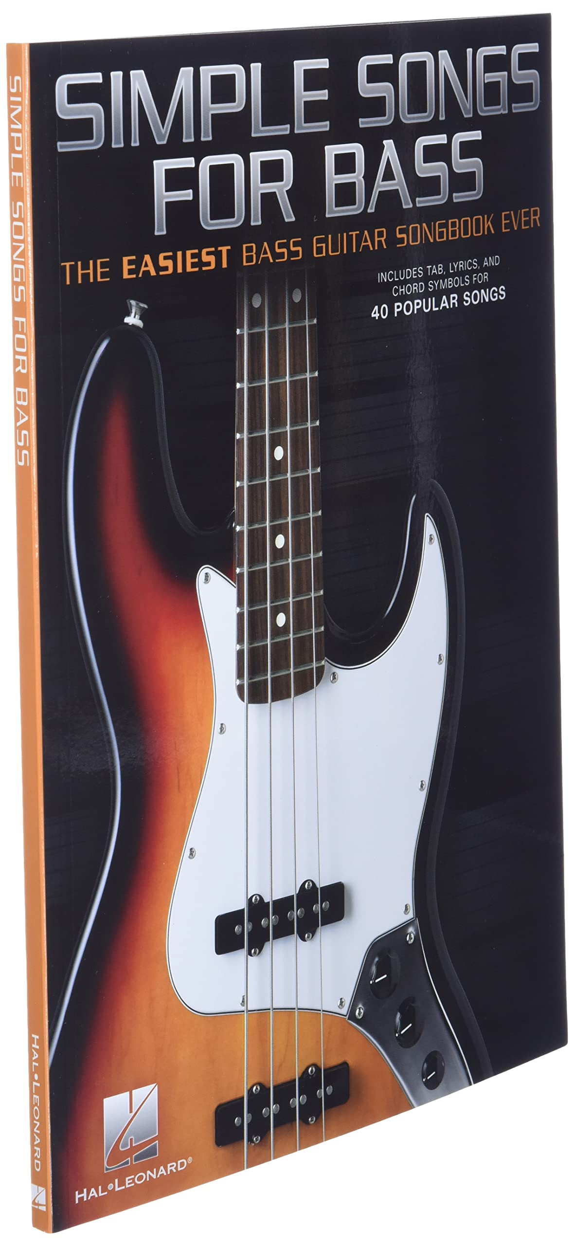 Simple Songs for Bass - The Easiest Bass Guitar Songbook Ever  Beginner-Friendly TAB Sheet Music  Includes Smells Like Teen Spirit, Come Together and More  Hal Leonard Music Book