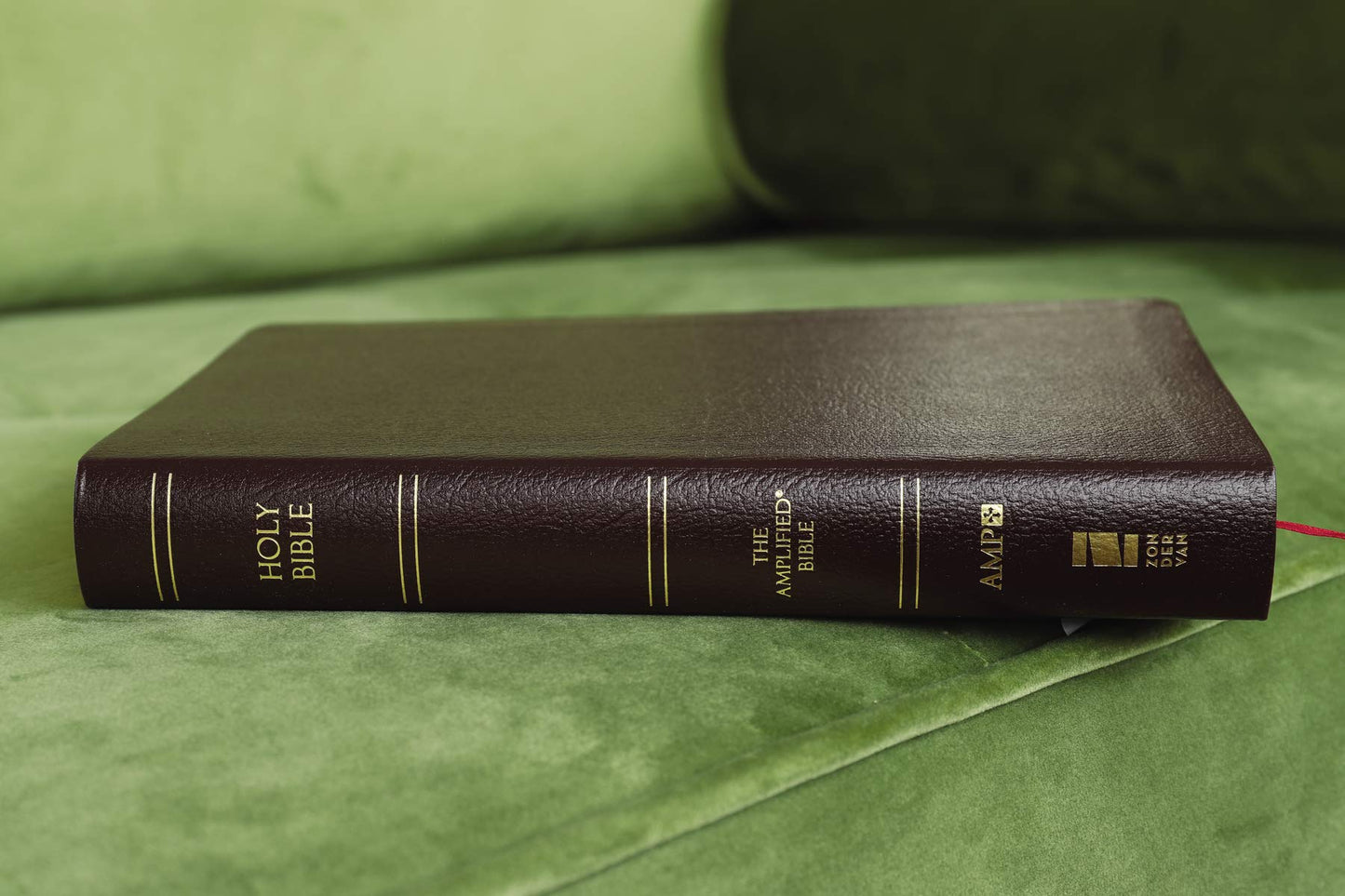 Amplified Holy Bible, Bonded Leather, Burgundy, Thumb Indexed: Captures the Full Meaning Behind the Original Greek and Hebrew
