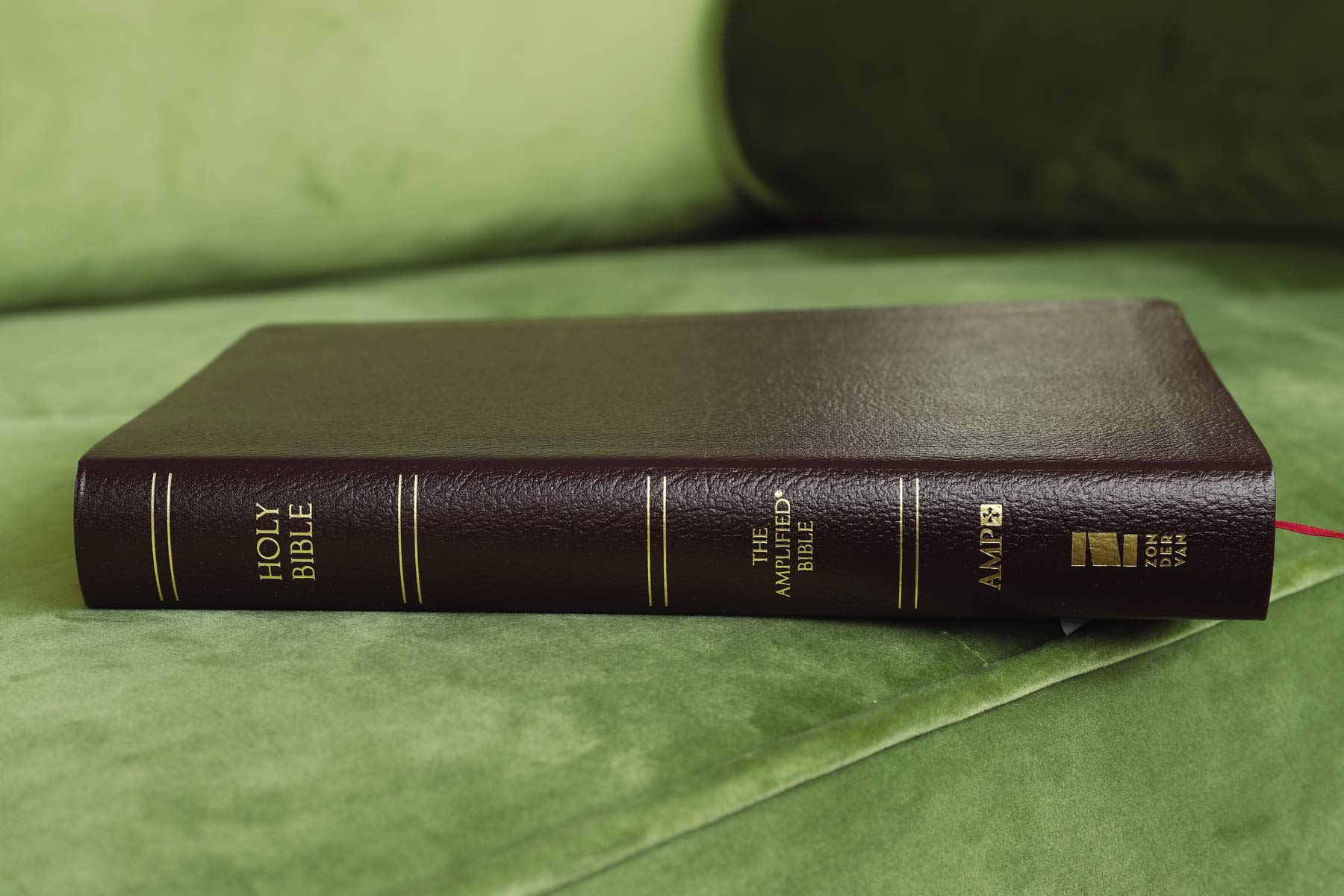 Amplified Holy Bible, Bonded Leather, Burgundy, Thumb Indexed: Captures the Full Meaning Behind the Original Greek and Hebrew