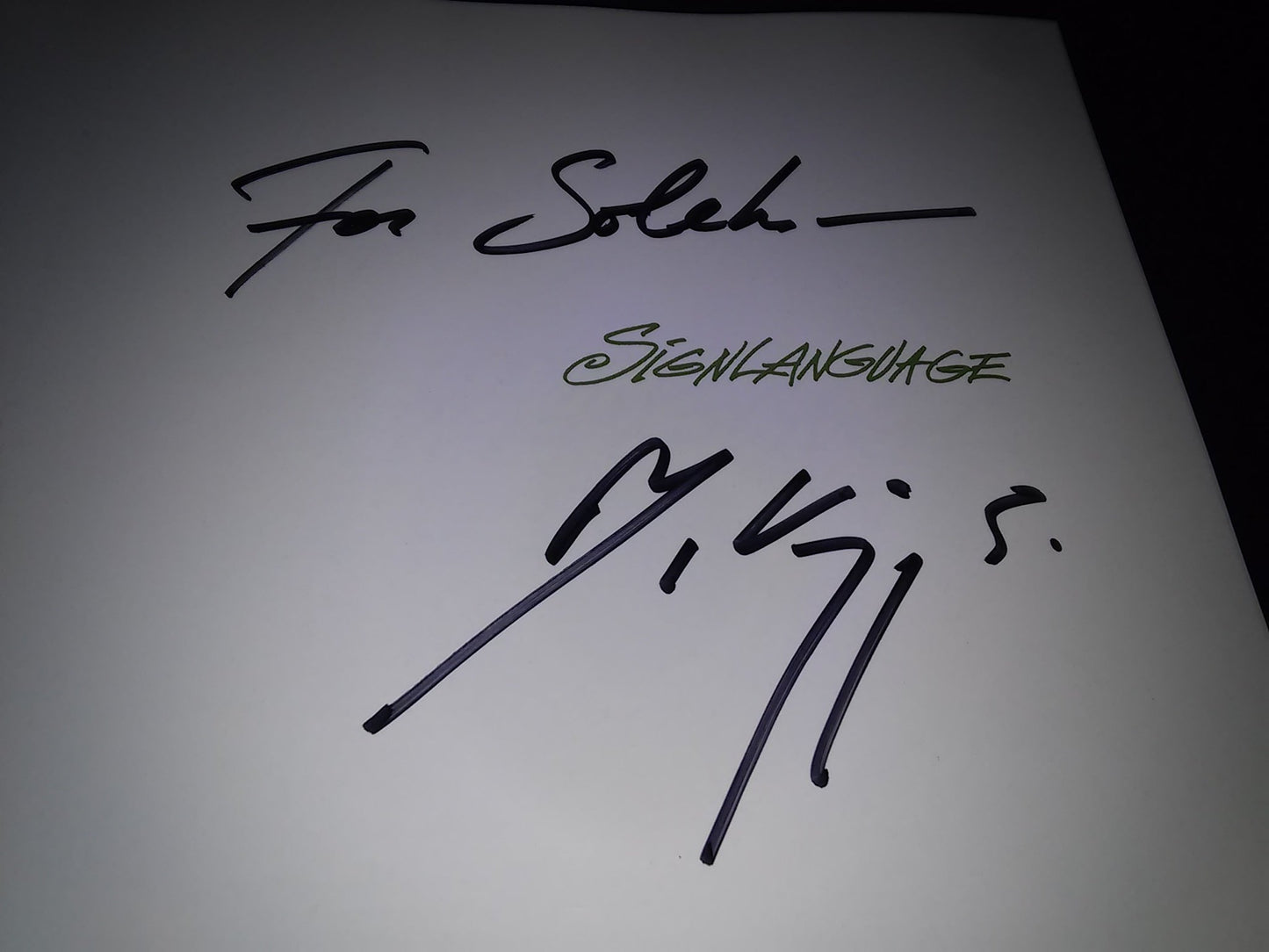 Sign Language by Mortensen, Viggo