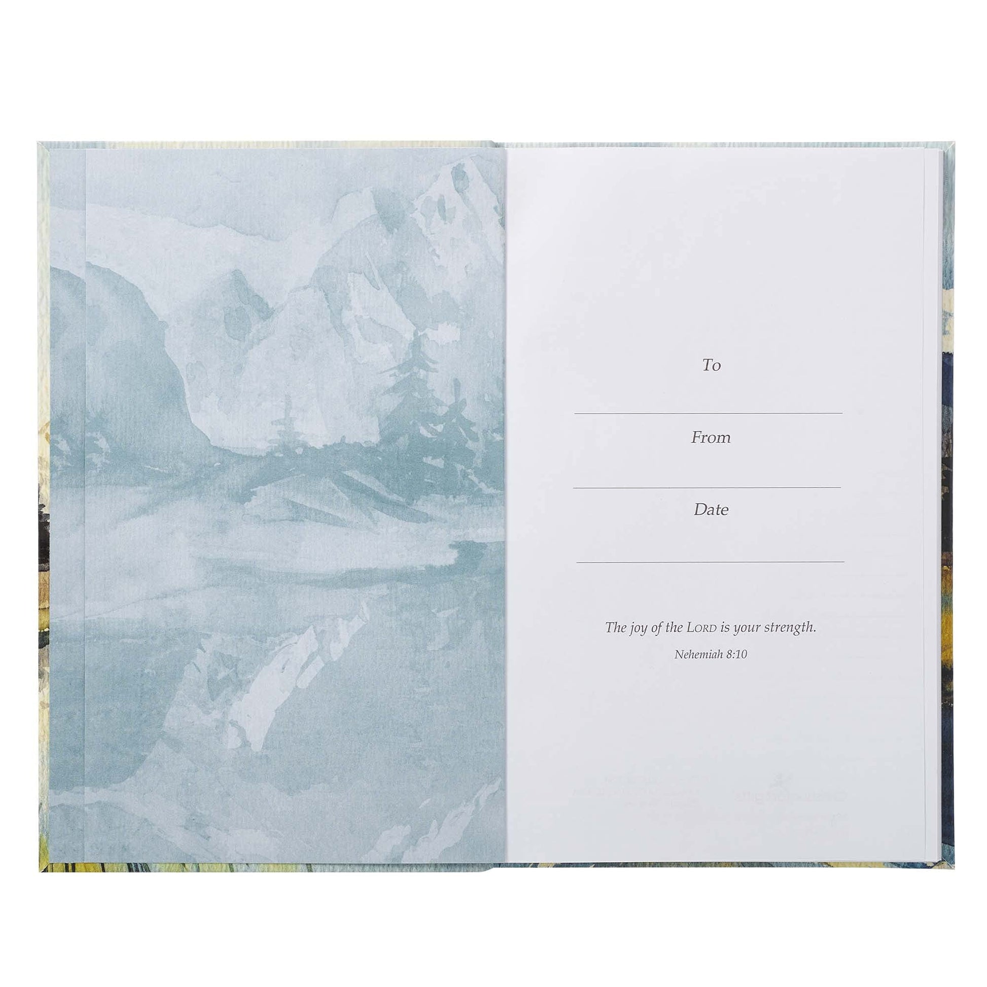 Christian Art Gifts Scripture Journal Soar on Wings Like Eagles Isaiah 40:30 Bible Verse Scenic Inspirational Notebook,128 Ruled Pages Flexcover 5.5 x 8.5
