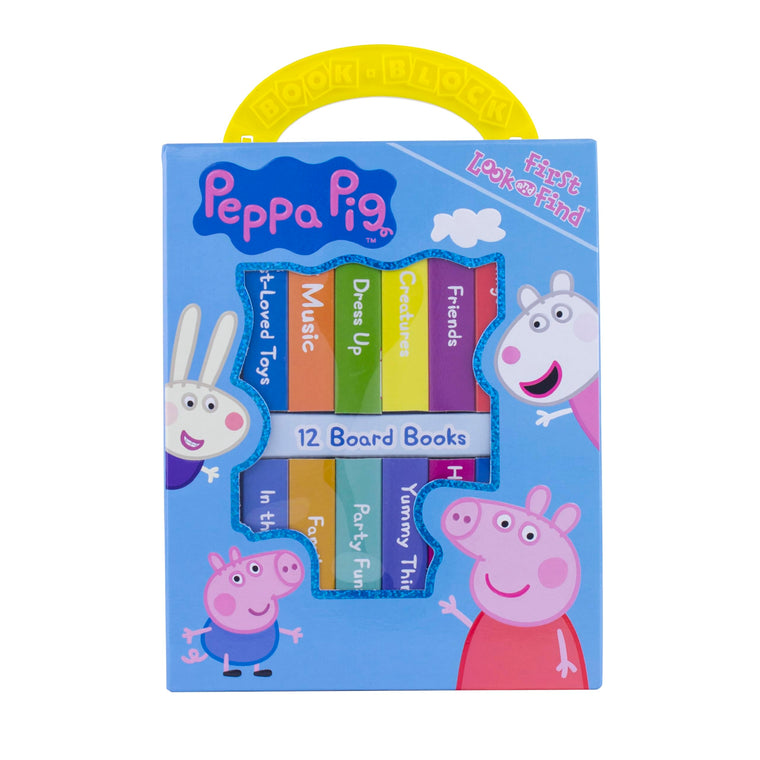 Peppa Pig - My First Library Board Book Block 12-Book Set - PI Kids