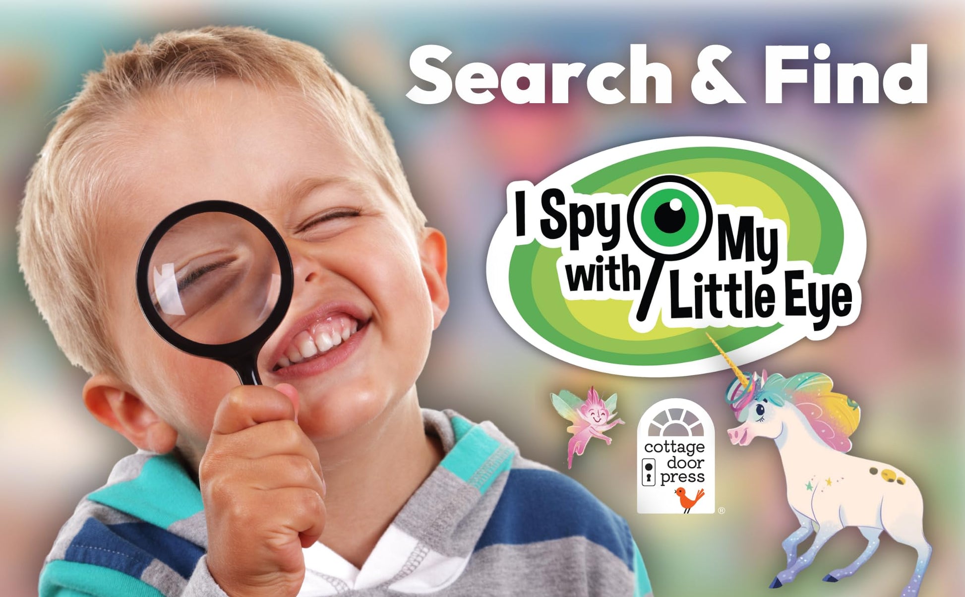 I Spy With My Little Eye Unicorn Wish & Find - Kids Search, Find, and Seek Activity Book, Ages 3, 4, 5, 6+