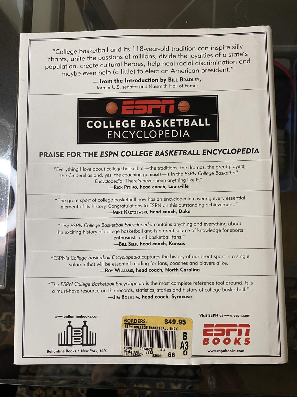 ESPN College Basketball Encyclopedia: The Complete History of the Men's Game