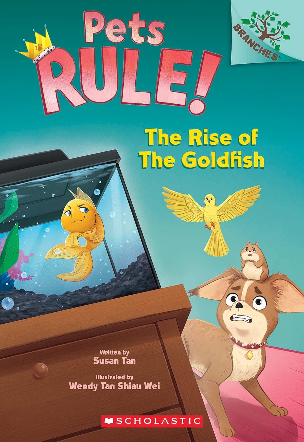 The Pets Rule Series 7 Books Collection Set by Susan Tan (My Kingdom of Darkness, The Poodle of Doom, Kittens Are Monsters, The Rise of the Goldfish, ... of the Chipmunk, Revenge of the Raccoons)