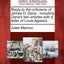 Reply to the Criticisms of James D. Dana: Including Dana's Two Articles with a Letter of Louis Agassiz.