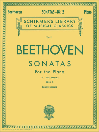 Sonatas - Book 2: Schirmer Library of Classics Volume 2 Piano Solo (Schirmer's Library of Musical Classics)