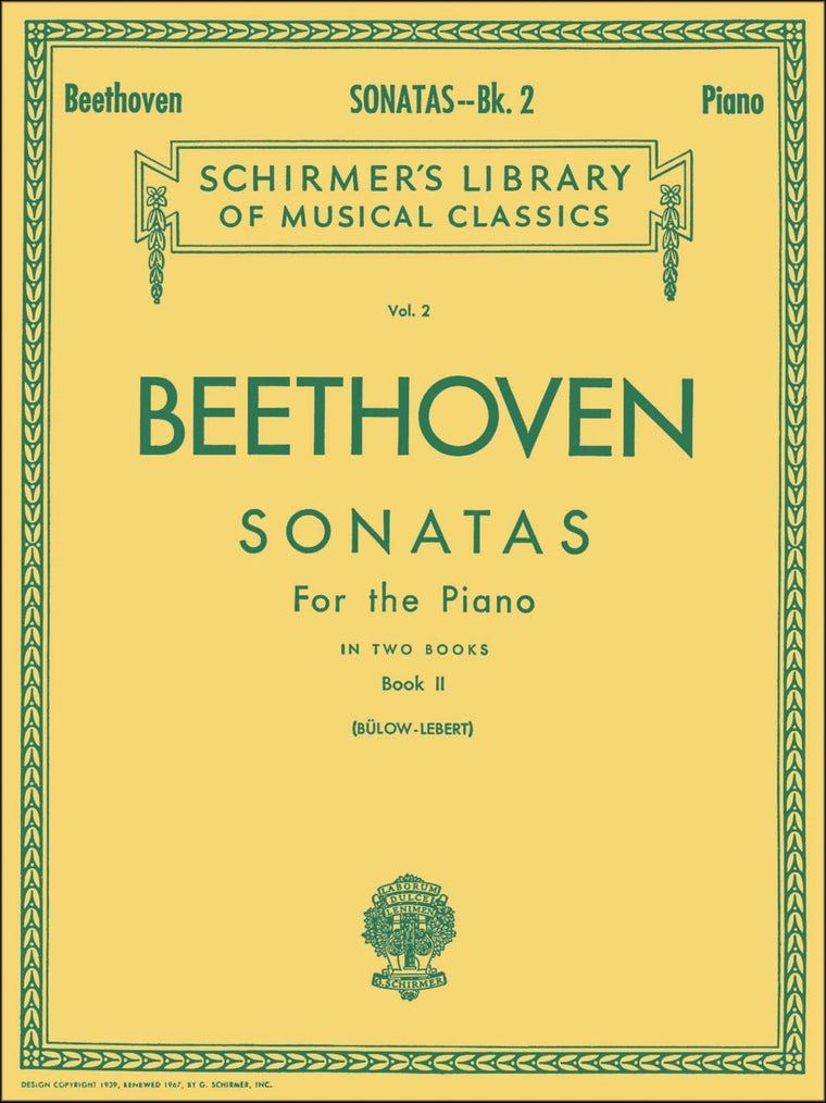 Sonatas - Book 2: Schirmer Library of Classics Volume 2 Piano Solo (Schirmer's Library of Musical Classics)