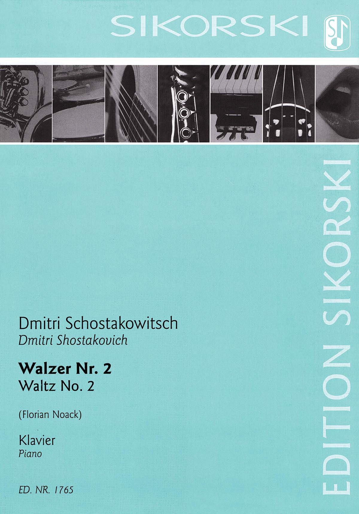 Waltz No. 2 Arranged for Solo Piano Edition Sikorski Piano Solo Sheet Music Book  Classical Piano Music for Students and Adult Learners  Practice Repertoire Study Piece for Intermediate Pianists