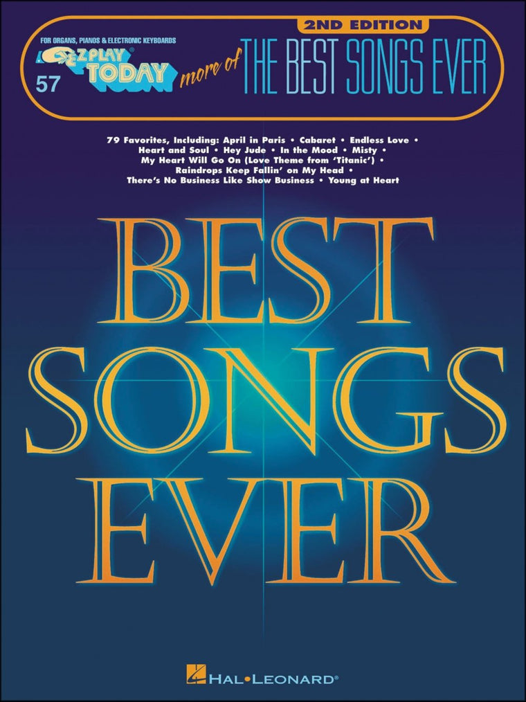 More of the Best Songs Ever: E-Z Play Today Volume 57 by Var