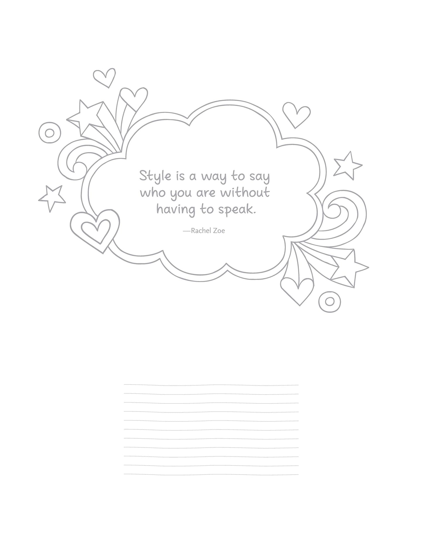 Notebook Doodles Fabulous Fashion: Coloring & Activity Book (Design Originals) 30 Fashionable Designs; Beginner-Friendly Inspiring Art Activities on Extra-Thick Perforated Paper