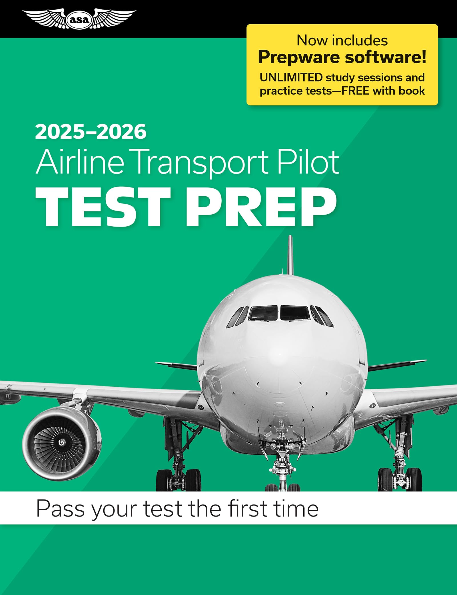 Airline Transport Pilot Test Prep 2025-2026: Paperback plus software-pass your FAA exam (ASA Test Prep Series)