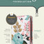 NLT Compact Zipper Bible, Filament Enabled (Cloth, Floral Garden, Red Letter)