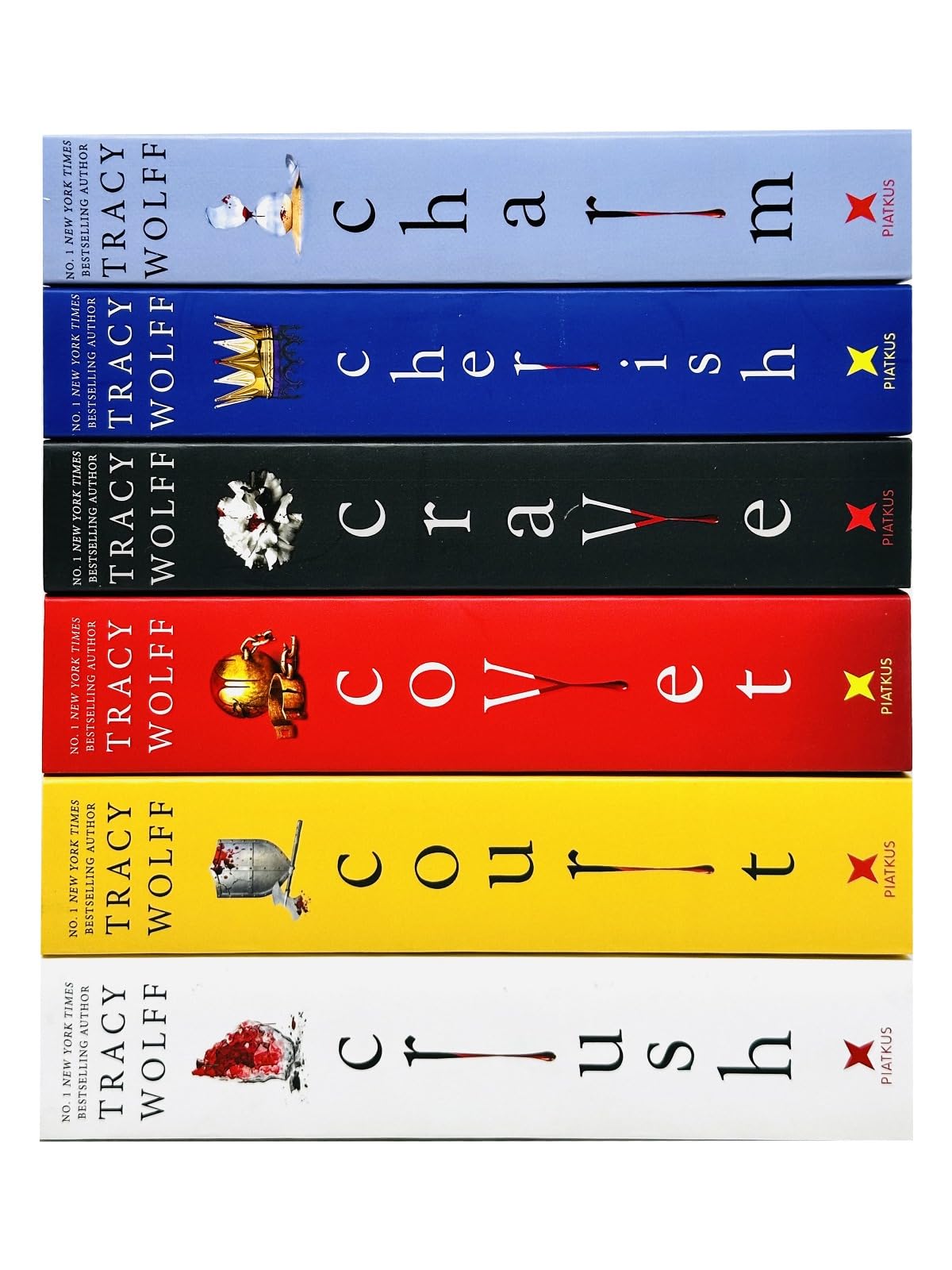 Crave Series Collection 6 Books Set By Tracy Wolff (Crave, Crush, Covet, Court, Charm & Cherish)
