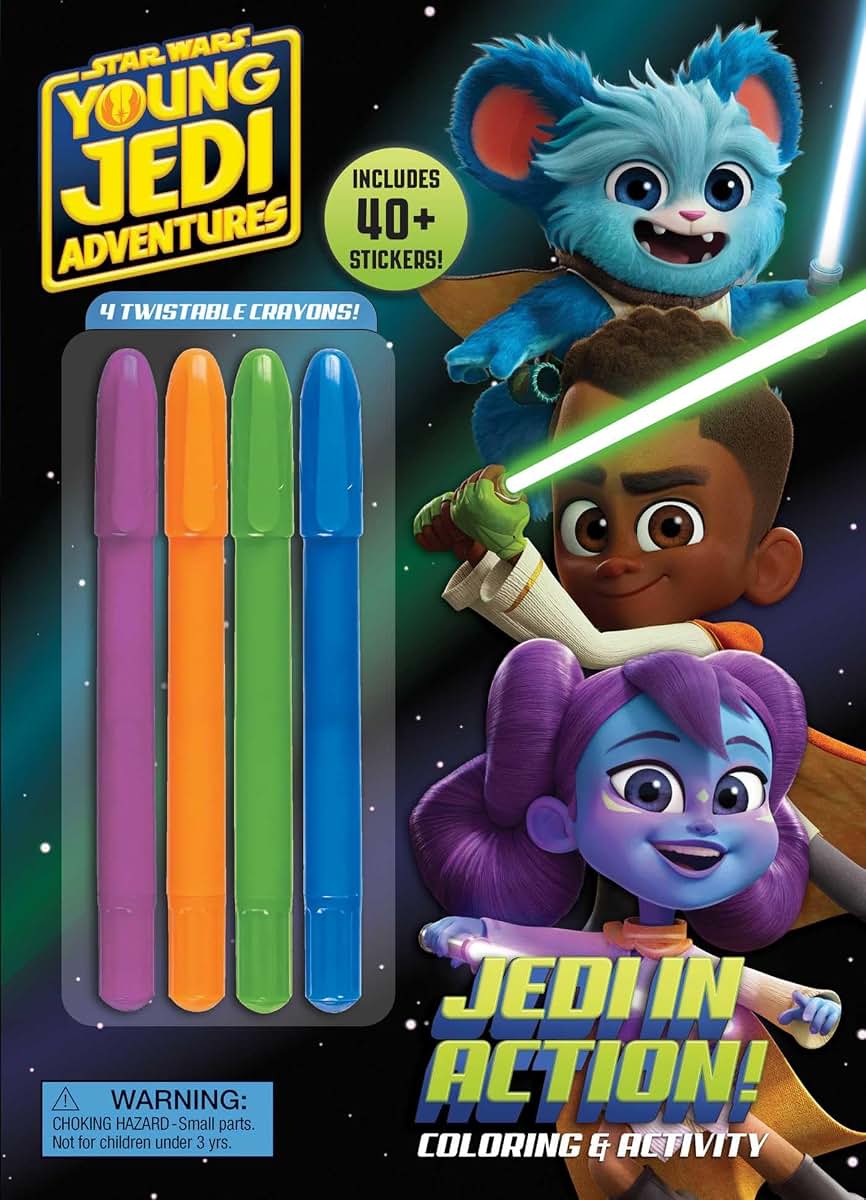 Star Wars Young Jedi Adventures: Jedi in Action! (Color & Activity with Twistable Crayons)