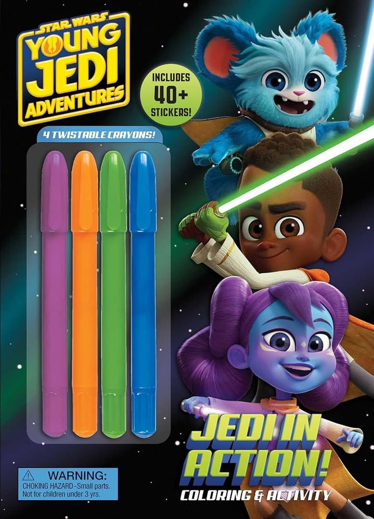 Star Wars Young Jedi Adventures: Jedi in Action! (Color & Activity with Twistable Crayons)