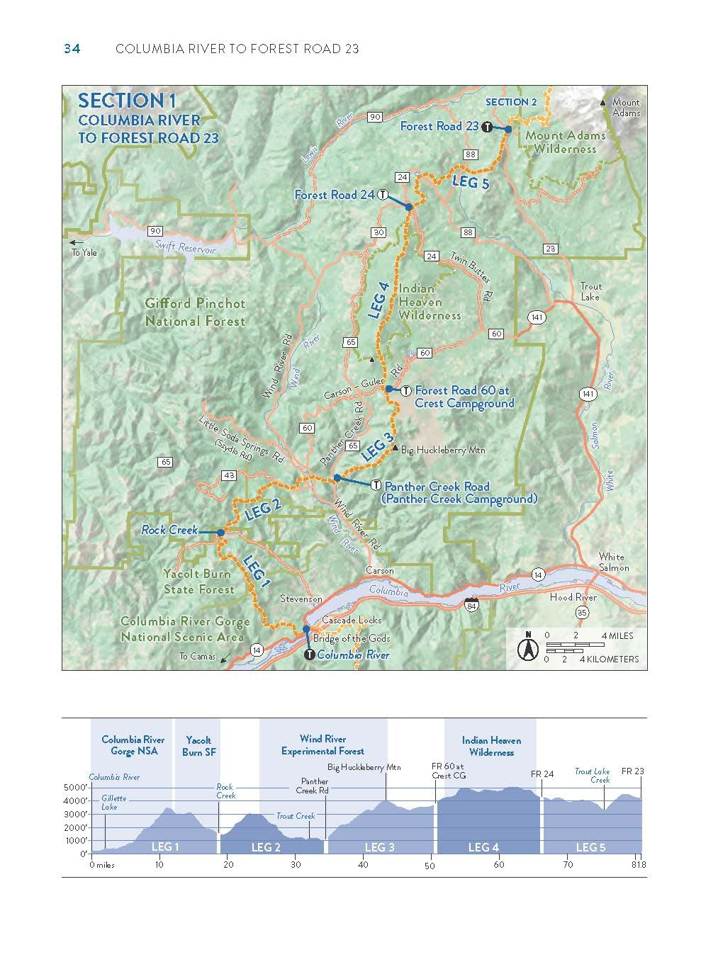Hiking the Pacific Crest Trail: Washington: Section Hiking from the Columbia River to Manning Park