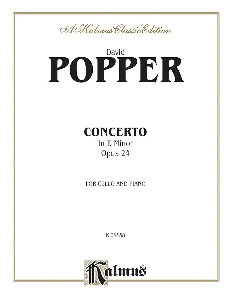 Cello Concerto in E Minor, Op. 24 (Kalmus Edition)