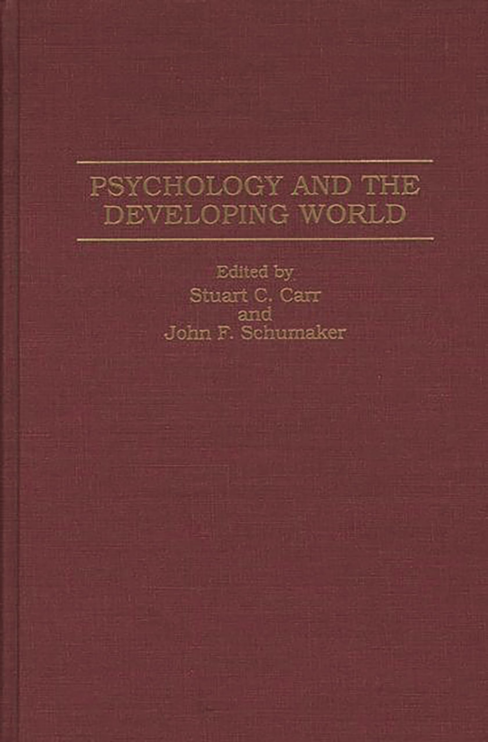 Psychology and the Developing World