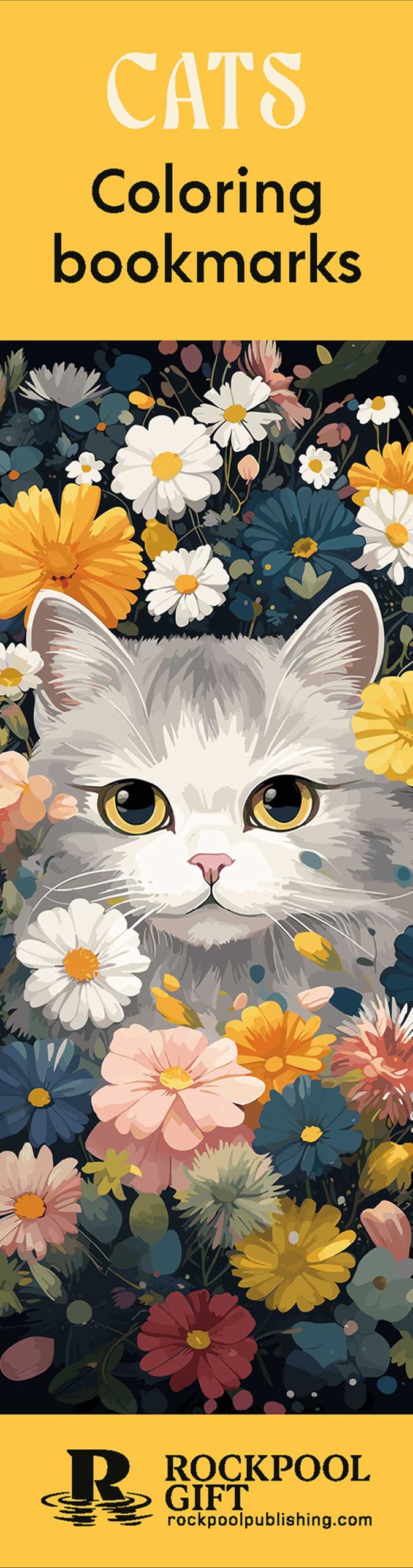 Cats Coloring Bookmarks (Rockpool Coloring Bookmarks)