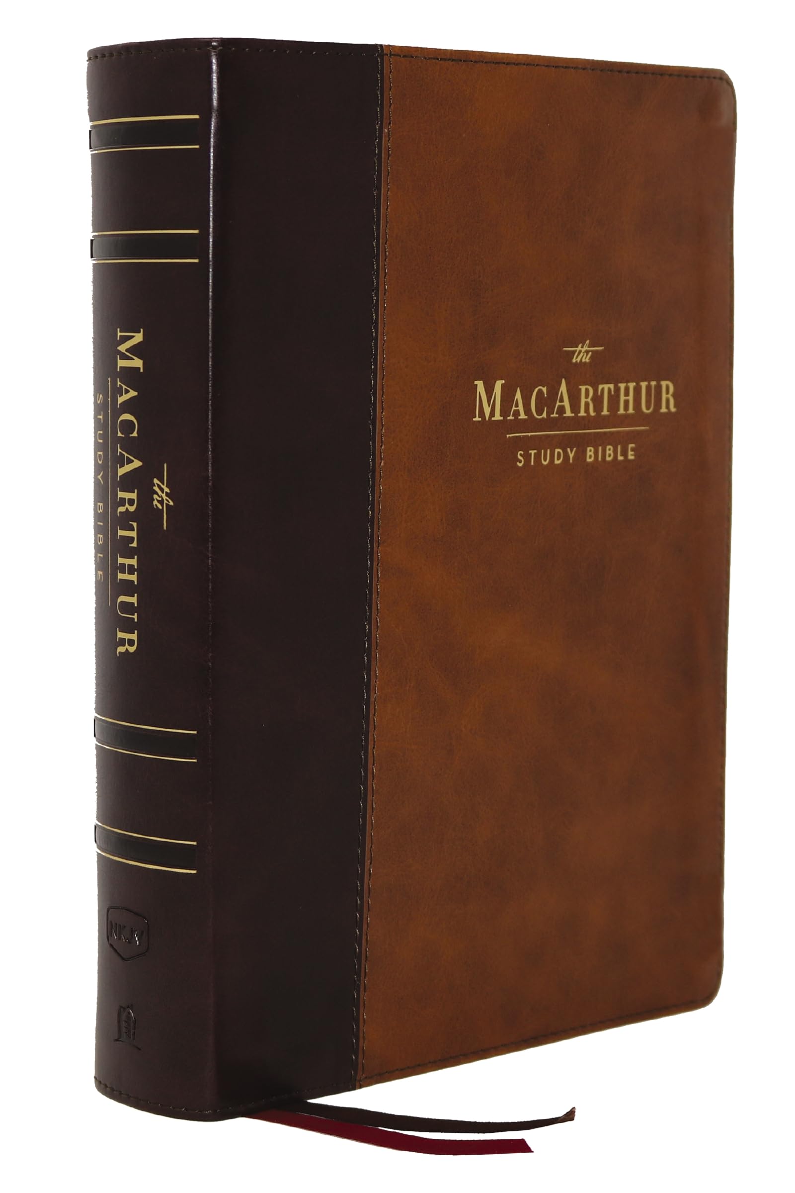 NKJV, MacArthur Study Bible, Brown Leathersoft, Comfort Print: Unleashing God's Truth One Verse at a Time (Holy Bible, New King James Version)