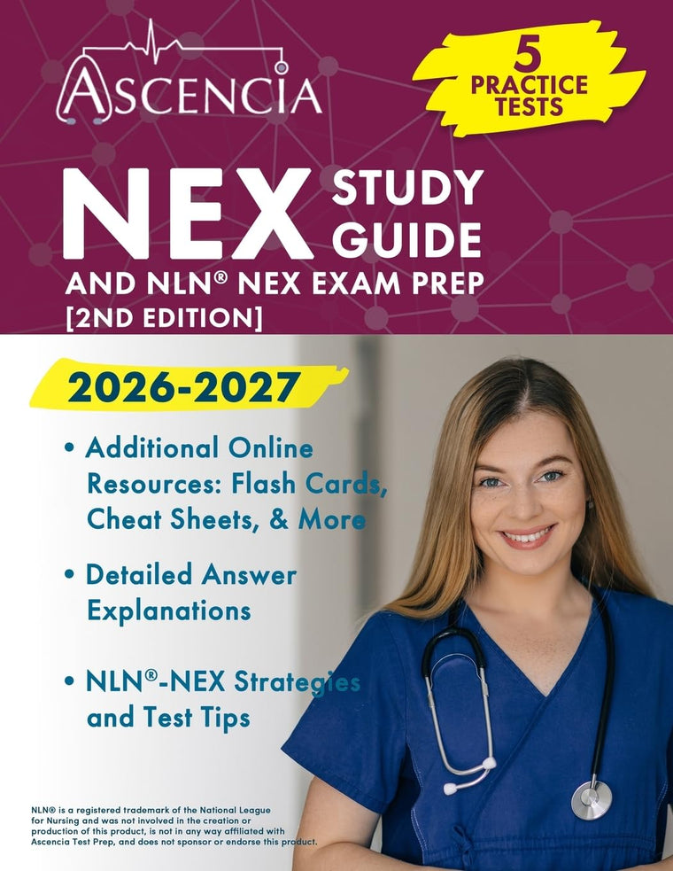 NEX Study Guide 2026-2027: 5 Practice Tests and NLN NEX Exam Prep: [2nd Edition]