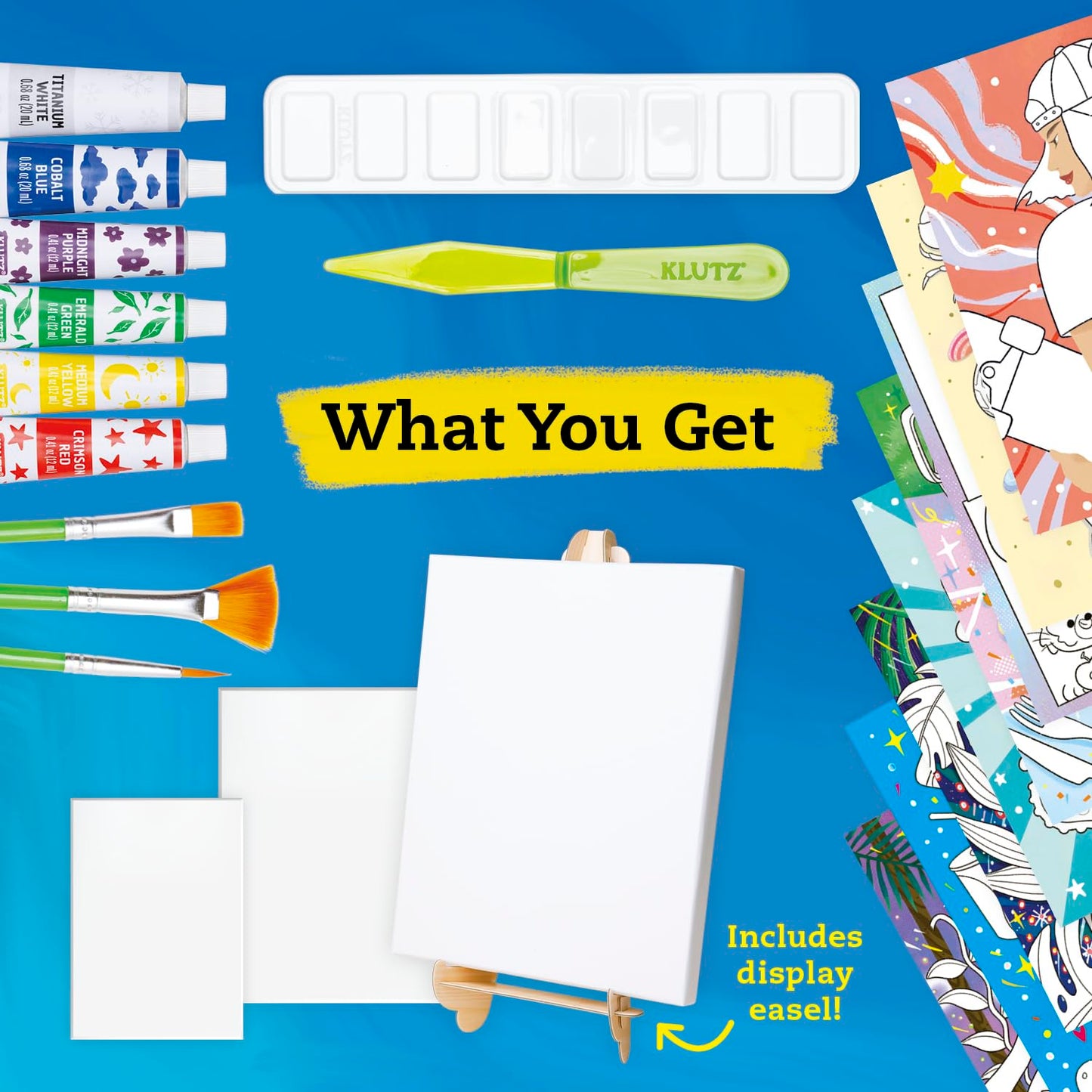 Canvas Painting Studio (Klutz Craft Kit)