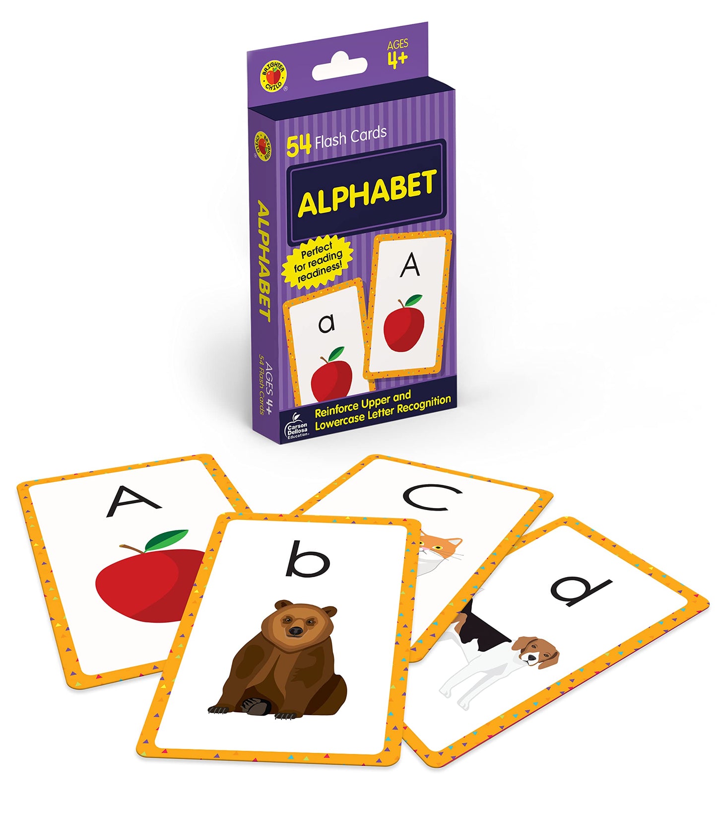 Carson Dellosa 54 Alphabet Flash Cards, abc Learning Resourc
