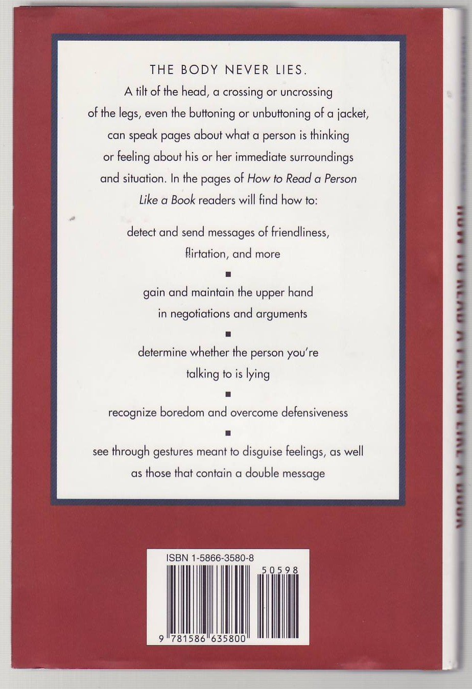 How to Read a Person Like a Book