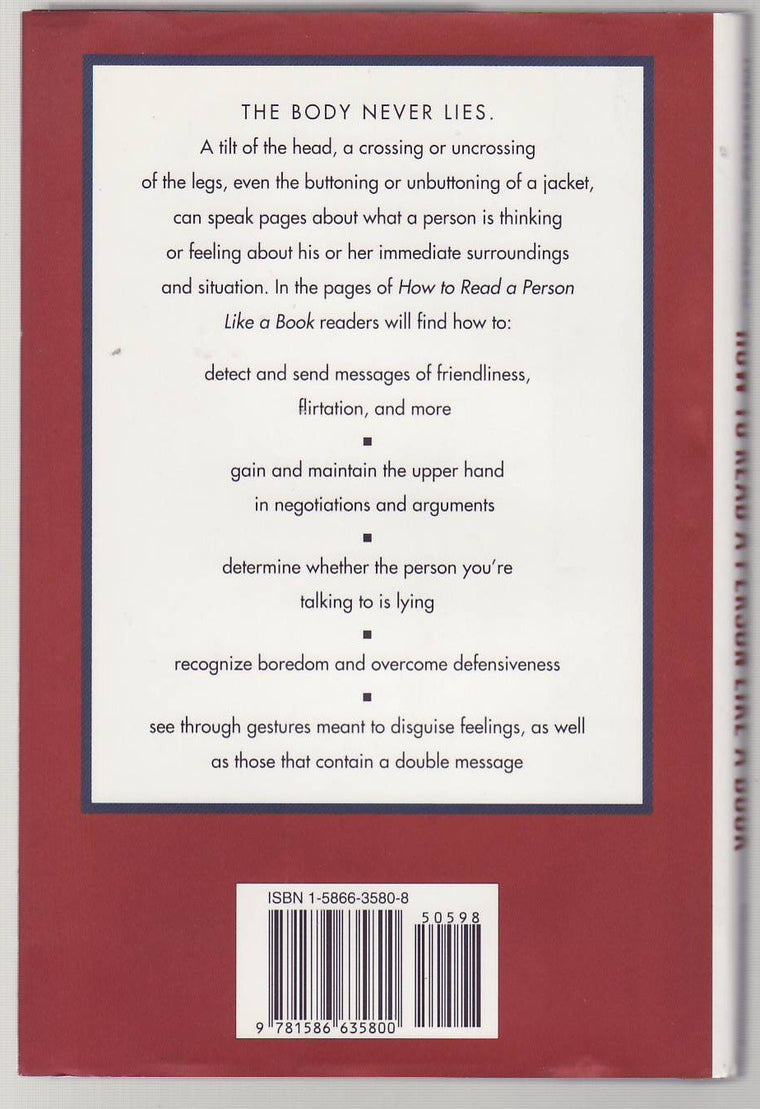 How to Read a Person Like a Book