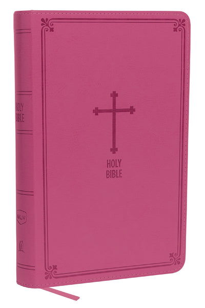 NKJV Deluxe Gift Bible, Leathersoft, Pink, Red Letter