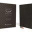 NASB, Single-Column Reference Bible, Wide Margin, Premium Goatskin Leather, Black, Premier Collection, Black Letter, 1995 Text, Art Gilded Edges, Comfort Print
