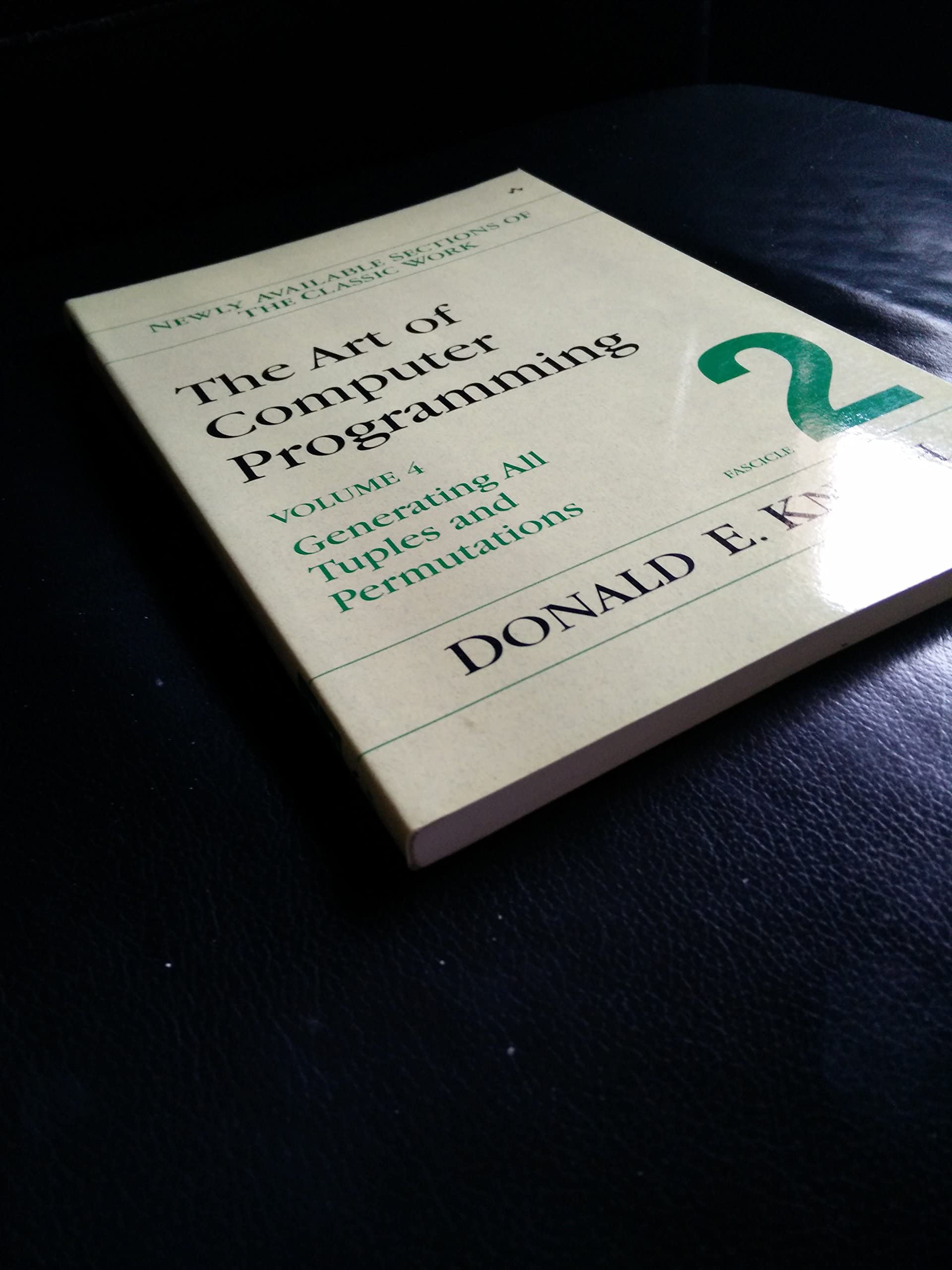The Art of Computer Programming, Volume 4, Fascicle 2: Generating All Tuples and Permutations