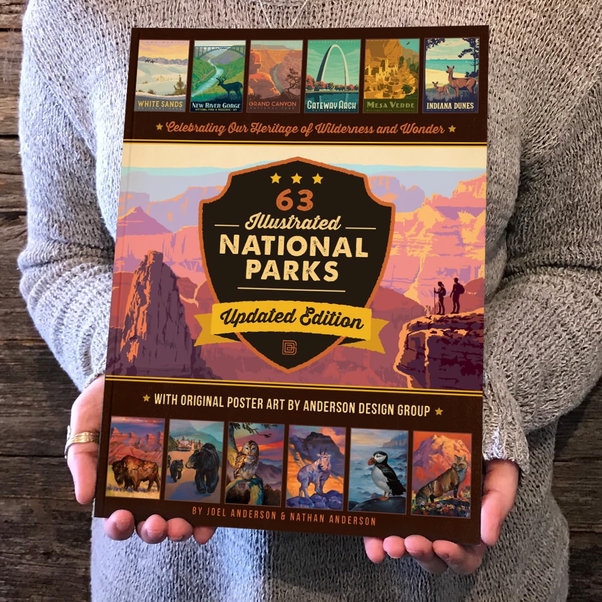 63 National Parks: Updated Edition SOFT COVER Book