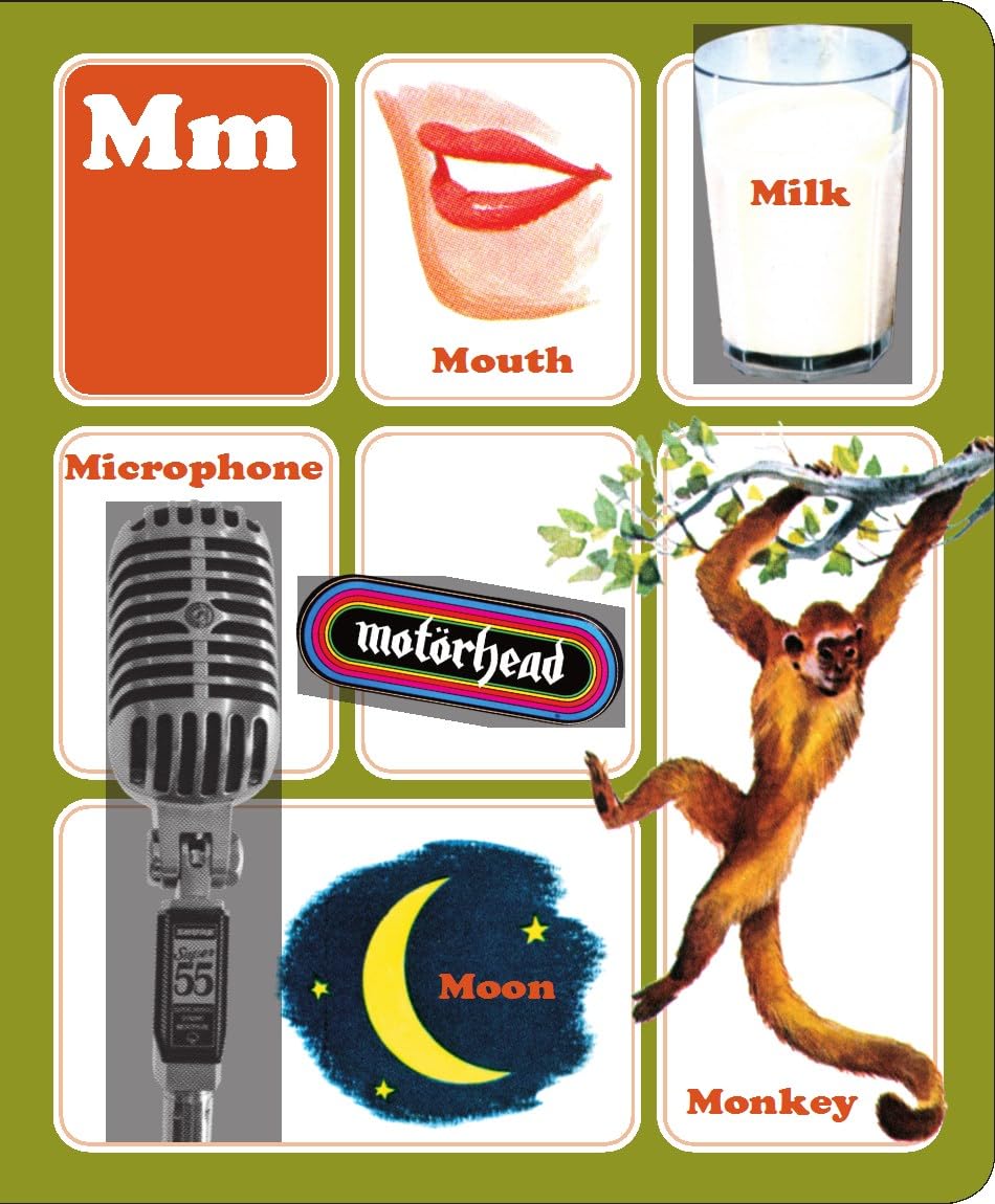 Apples to Zeppelin Board Book: A Rockin' ABC for Cool Kids! (Music Legends and Learning for Kids)