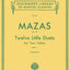 Jacques-Féréol Mazas: 12 Little Duets, Op. 38, Book 1: Two Violins