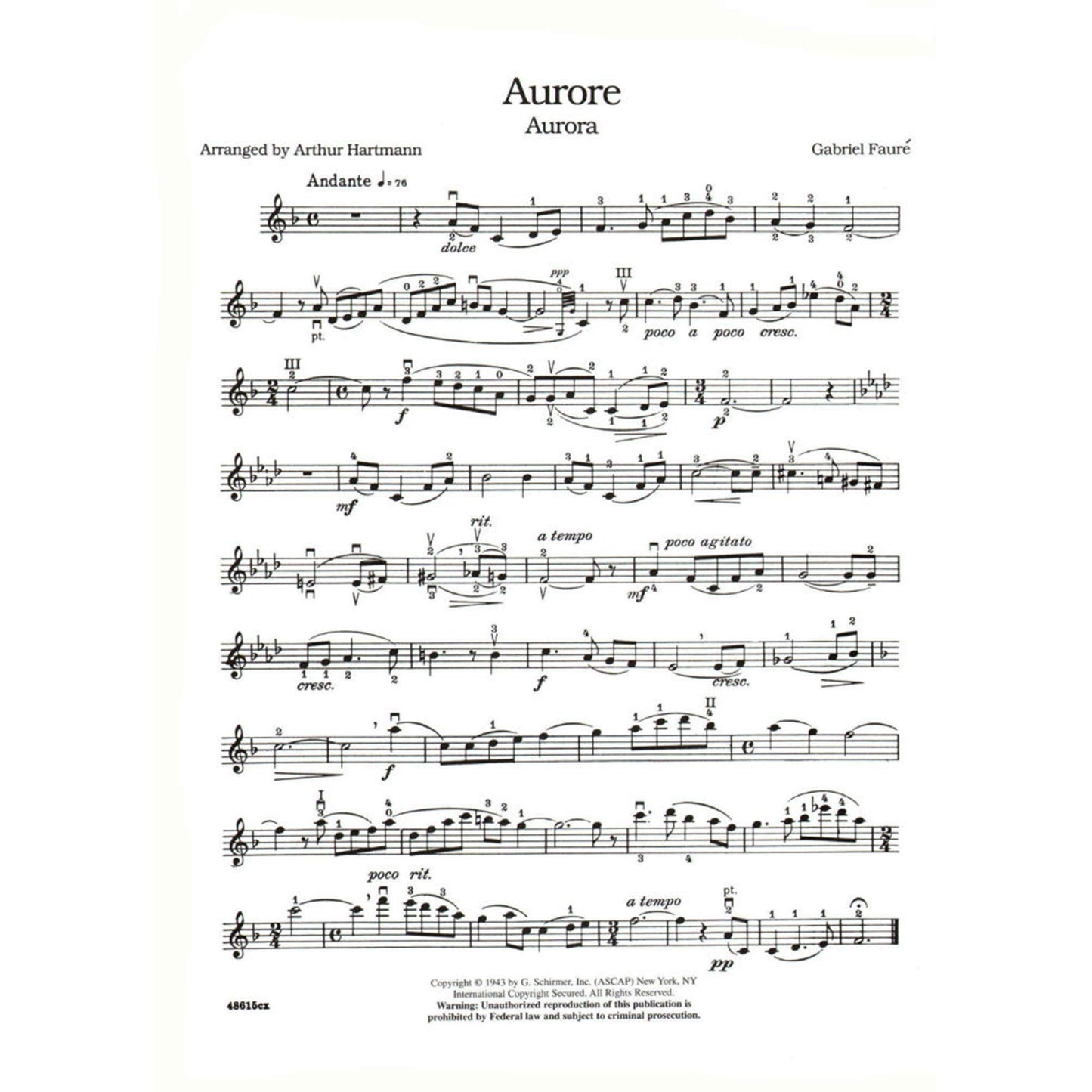 All Time Favorite Violin Solos: Violin and Piano