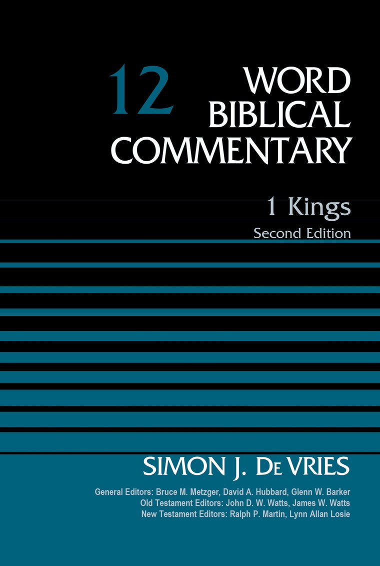 1 Kings, Volume 12: Second Edition (12) (Word Biblical Commentary)