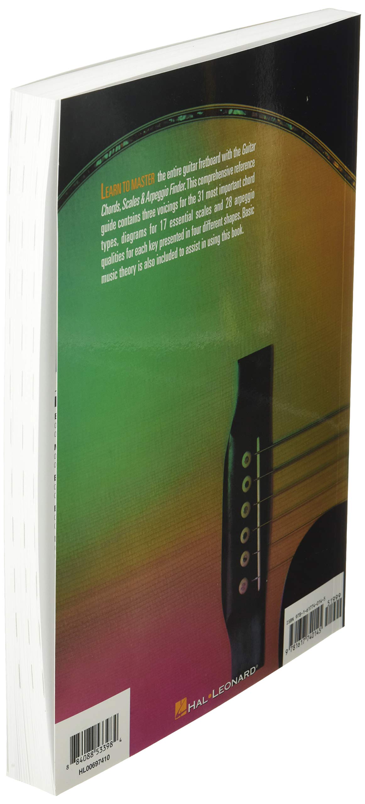 Guitar Chord, Scale and Arpeggio Finder Hal Leonard Guitar Method  Easy Guide to Over 1,100 Chords, 1,300 Scales and 1,300 Arpeggios  Complete Guitar Reference Book