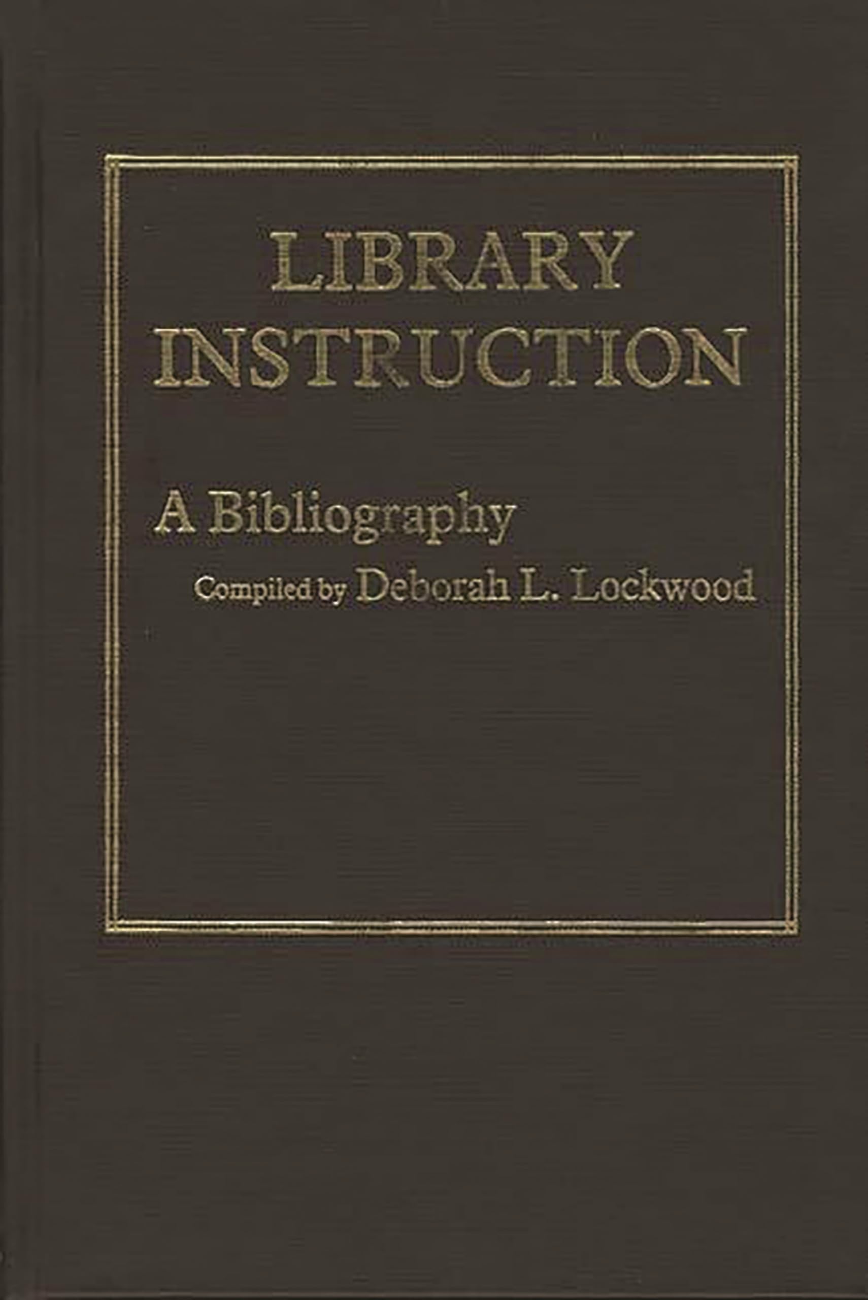 Library Instruction: A Bibliography