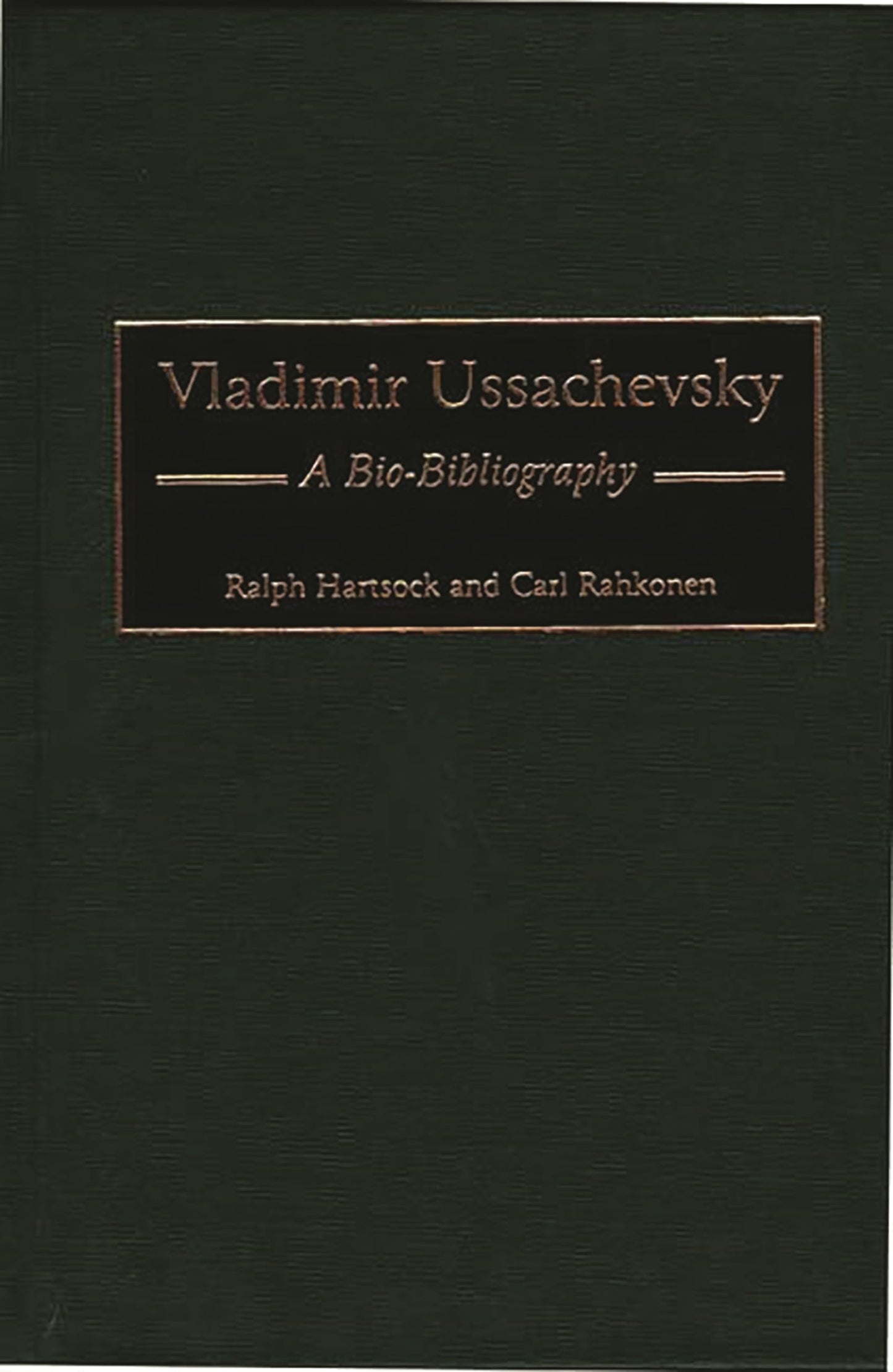Vladimir Ussachevsky (Bio-Bibliographies in Music)